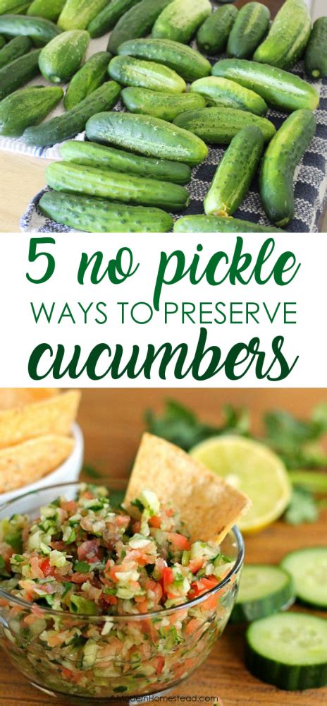 what to do with cucumbers besides pickles.